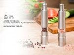 Kit Cafetera Aeropress Cukpress Gadnic + Molinillo Triturador de Café Manual Acero