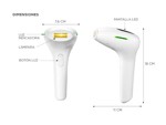 Depiladora Laser IPL990KP Gadnic  Luz Pulsada 5 Intensidades Display LED