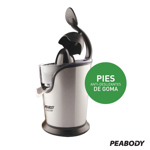 Exprimidor Jugo Peabody Pe-ec402ix Acero Extractor Cítricos