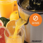 Exprimidor Jugo Peabody Pe-ec402ix Acero Extractor Cítricos