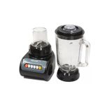 LICUADORA DELHI 2 EN 1 600W JARRA Y PICADOR DE VIDRIO 1.5L COLOR NEGRO