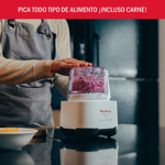 Picadora de Alimentos + Licuadora Blanca Moulinex AD6021AR