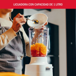 Picadora de Alimentos + Licuadora Blanca Moulinex AD6021AR
