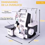 Máquina De Coser Overlock Lumina Sienna 4 Hilos