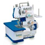 Máquina De Coser Overlock Lumina Sienna Azul 4 Hilos