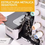 Máquina De Coser Overlock Lumina Sienna Azul 4 Hilos