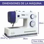 Máquina De Coser Lumina Milano 34 Diseños Para Trabajos Pesados