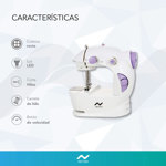 Maquina de Coser Recta Nictom MC01 Portable Blanca 220V