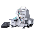 Máquina de Coser Overlock Gadnic SW8800 Semi Industrial 4 y 3 Hilos Luz Led c/ Pedal