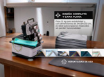 Maquina de Coser Overlock Gadnic SW9900 Semi Industrial 5 Hilos Luz Led y Pedal