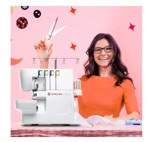 Maquina De Coser Overlock Singer S0105 Portatil 4 Sobrehilo