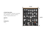 Prensatelas Kit x 32 Universales Para Máquinas de Coser Domésticas Pie Falso Overlock y Más