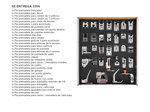 Prensatelas Kit x 32 Universales Para Máquinas de Coser Domésticas Pie Falso Overlock y Más