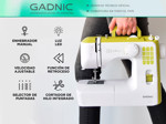Máquina De Coser Gadnic Multifuncional 12 puntadas