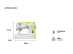 Máquina De Coser Gadnic Multifuncional 12 puntadas