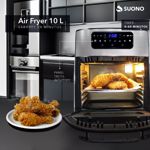 Freidora De Aire Air Fryer Suono 10 L Con Ventana 1700 W Función Spiedo 