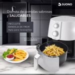Freidora De Aire Suono Air Fryer Mecánico 3.8 L 1450 W Premium