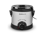 Freidora Electrica Fondue Ultracomb Fr-8300 1.5l Acero Inox