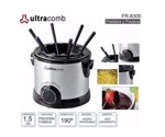 Freidora Electrica Fondue Ultracomb Fr-8300 1.5l Acero Inox