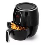 Freidora digital Atma sin aceite negra FR3620 air fryer