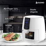Freidora De Aire Suono Led Digital Air Fryer 3.8 L 1450 W