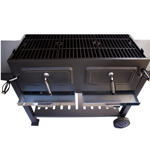 Parrilla De Campo Doble Xl Bbq Grill Mesada Carbon Leña