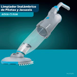 Limpiador De Piletas Y Jacuzzis Inalámbrico Philco PHLP1121PI Velocidad Turbo 3 Niveles De Filtrado