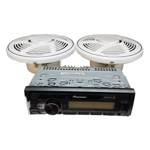 Combo Pioneer MXT-MS316BT Marino Estereo Bluetooth Parlantes 6,5