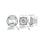 Parlantes Pioneer TS-F1034R Tamaño 4" Potencia Máxima 150 W