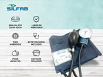Tensiometro Aneroide Estetoscopio Silfab L1300 Azul Estuche