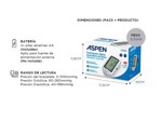 Tensiómetro digital de brazo Aspen KD5031 Grandes Dígitos