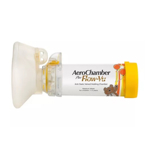 Aerocámara Aerochamber Mascarilla Mediana Silfab Naranja ACH06