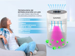 Purificador de Aire GADNIC OZ600 para alergias de polen filtro H12 4 modos de purificación