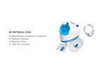 Nebulizador ultrasónico Aspen NU320 Lite compacto silencioso