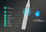 Cepillo Dental Eléctrico Gadnic Flush Recargable + 2 Repuestos