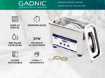 Batea Lavadora Ultrasonica Gadnic Con Temporizador
