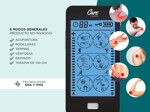 Electroestimulador Muscular Portatíl Gadnic Dos Canales Recargable