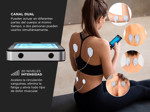Electroestimulador Muscular Portatíl Gadnic Dos Canales Recargable