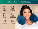 Almohada Inteligente De Cuello Gadnic Para Viaje Super Soft