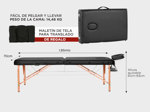 Camilla Para Masajes Gadnic Profesional Hasta 225kg 185x70cm Plegable Azul