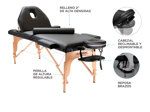 Camilla Para Masajes Gadnic Portable 3 Secciones