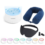 Maquina De Ruido + Antifaz Mascara Memory Foam + Almohada Inteligente