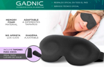 Maquina De Ruido + Antifaz Mascara Memory Foam + Almohada Inteligente