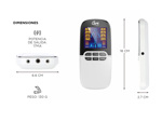 Electroestimulador Digital Portátil Gadnic De 8 Electrodos 3000mhz