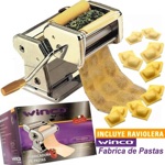 Maquina Fabrica Pastas Acero Fideos Raviolera Tallarin Cinta