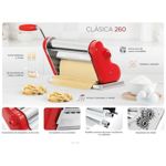 FABRICA DE PASTAS PASTALINDA CLASICA 260 CROMADA