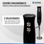 Multiprocesadora Minipimer Suono Batidora Licuadora De Mano