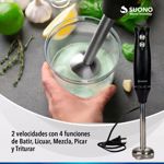 Multiprocesadora Minipimer Suono Batidora Licuadora De Mano