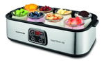 Yogurtera Eléctrica Winco W632 8 Vasos De Vidrio Visor Led