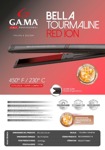 Planchita De Pelo Gama Elegance Bella Tourmaline Ion 230°c